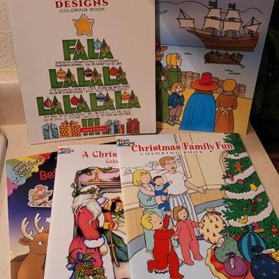 Lot 169: New Coloring Books Holiday Themed 