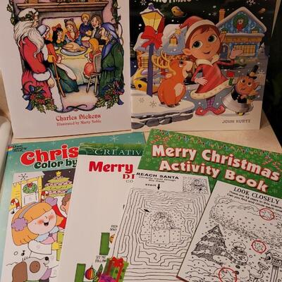 Lot 170: Assorted NEW Coloring Books Holiday Theme