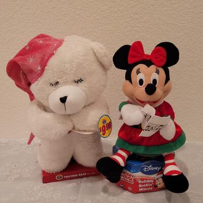 Lot 180: Rocking Minnie Mouse and Prayer Bear