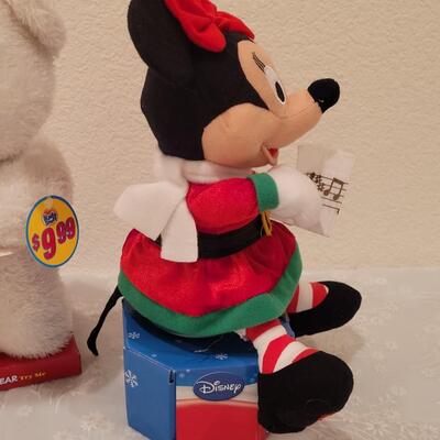 Lot 180: Rocking Minnie Mouse and Prayer Bear