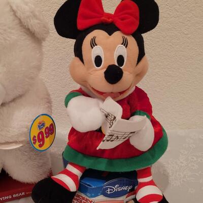 Lot 180: Rocking Minnie Mouse and Prayer Bear