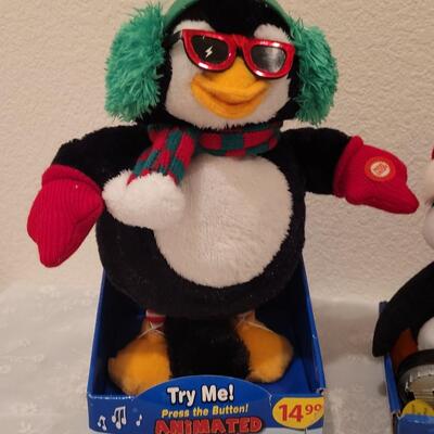 Lot 181: Animated Penguin & Dueling Penguins