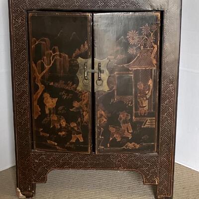 B1062 Asian Lacquered Chest