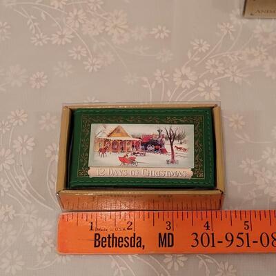 Lot 190: (3) Christmas Music Boxes