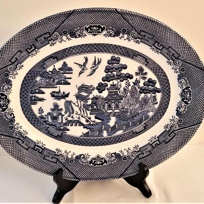 Lot #44  Blue Willow Platter