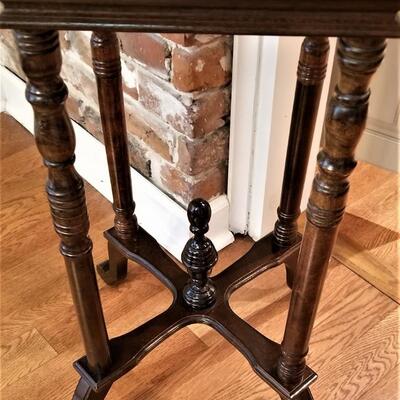 Lot #45  Marble Top Side Table - Decorator Piece