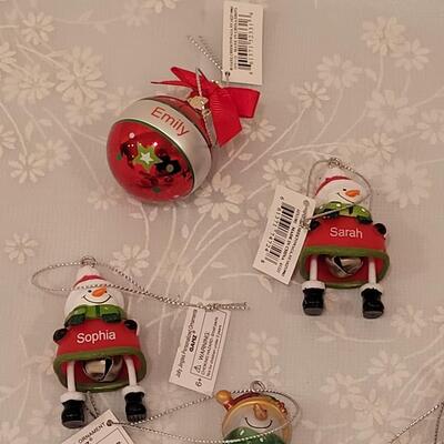 Lot 210: Snowman Christmas Ornaments 