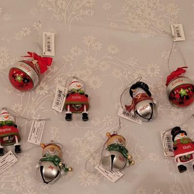 Lot 210: Snowman Christmas Ornaments 