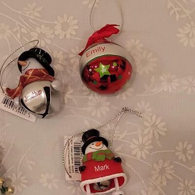 Lot 210: Snowman Christmas Ornaments 