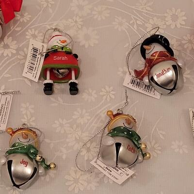 Lot 210: Snowman Christmas Ornaments 