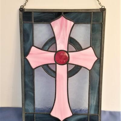 Lot #47  Stained Glass Suncatcher