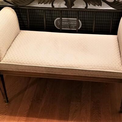 Lot #54  Nice Upholstered Bed Bench