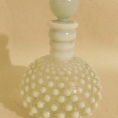 Vintage Fenton Hobnail Perfume Bottle 6