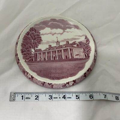 [28] VINTAGE | Mount Vernon Tea Trivet | Staffordshire Ware