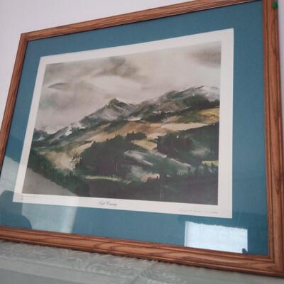 Print of Mountains by Hansen
