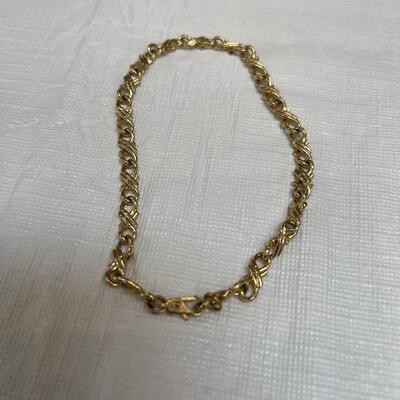 Lot 265 - Pewter Cuff Bracelet & Costume Jewelry