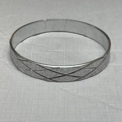 Lot 265 - Pewter Cuff Bracelet & Costume Jewelry