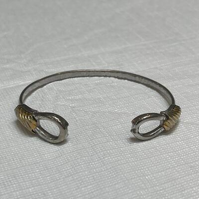 Lot 265 - Pewter Cuff Bracelet & Costume Jewelry