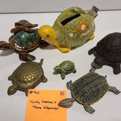 Turtles Figurines and Tape Dispenser -Item# 462