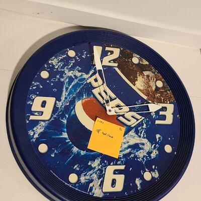 Pepsi Wall Clock -Item# 482