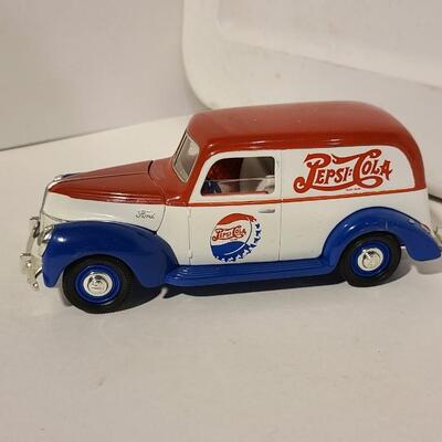 Pepsi Die-cast Coin Bank Truck -Item# 483