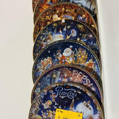 Season Themed Pepsi Plates -Item# 492