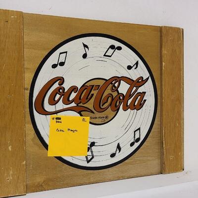 Coke Coca Cola Wooden Plaque -Item# 504