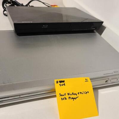 Sony Blu-ray+Philips DVD Player -Item# 508