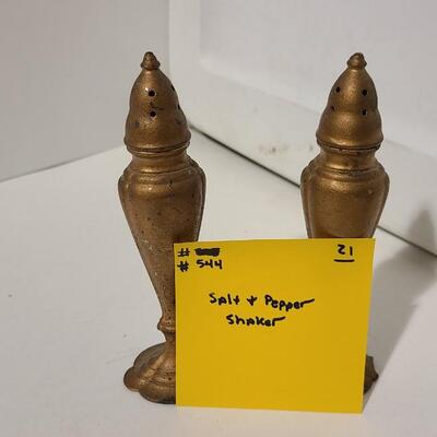 Salt and Pepper Shakers -Item# 544