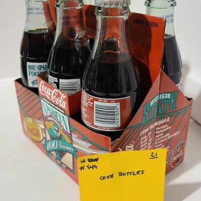 Coke Bottles 1996 Michigan State University  -Item# 549