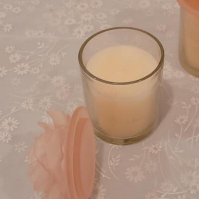 Lot 274: Rose Candles (4)