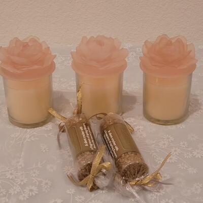 Lot 276: (3) Rose Candles and Scented Poppers