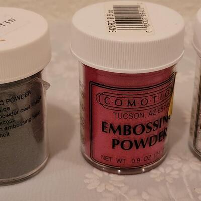 Lot 286: Embossed Powder Lot