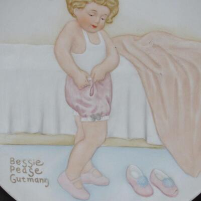 Bessie Pease Gutmang Plate of Child