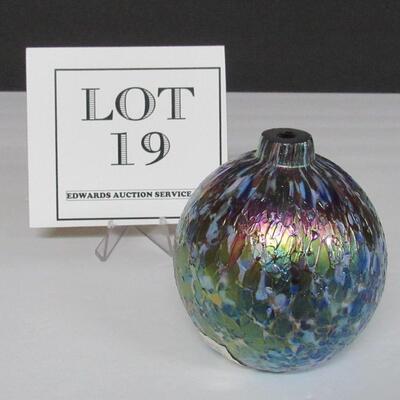 Pretty Contemporary Art Glass Oil Bottle The Glass Eye 