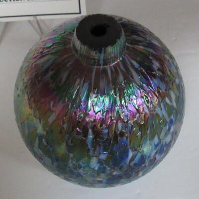 Pretty Contemporary Art Glass Oil Bottle The Glass Eye 