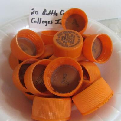 Pepsi Yellow and Orange Bottle Caps For Promotional Game, vintage