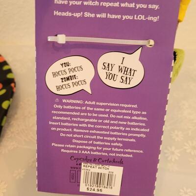 Lot 385: Say and Speak Witch and Animated Witches Hat