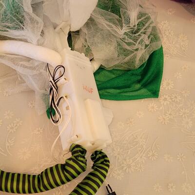 Lot 390: Animated Witch Ghost Decorations 