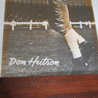 Vintage GB Packers Player Don Hutson Photograph in Frame, Packers Hall of Famer. Nice Action Shot.