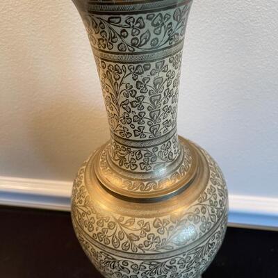 #11 Vintage, Made in India, Brass Vase 