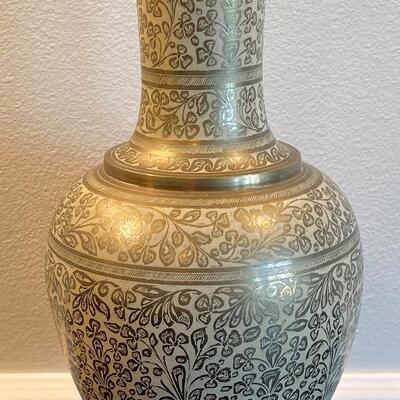 #11 Vintage, Made in India, Brass Vase 