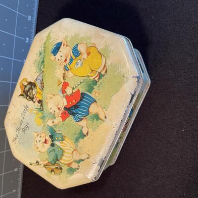 #17 3 Little Pigs Tin - Authentic!