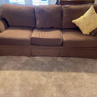 #66 Brown Sofa, Fully Upholster 