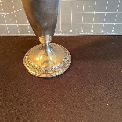 #78 Weighted Sterling Silver (.925) vase 