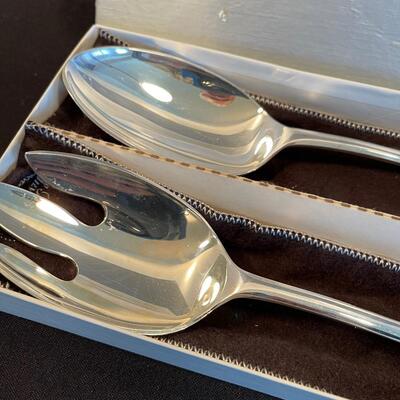 #81 Serving Spoon And Salad Fork 