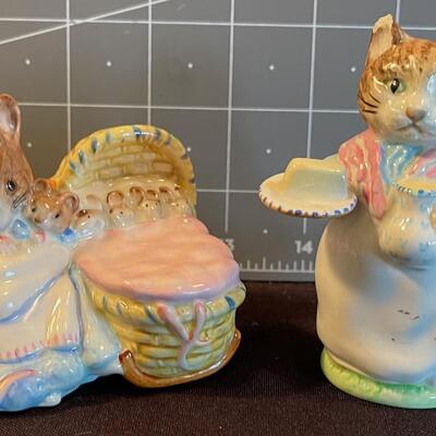 #87 Beatrix Potter Figurines 