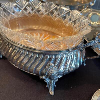 #90 Various Silver Plated Items for Fancy Dining.