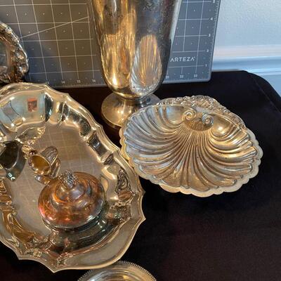 #90 Various Silver Plated Items for Fancy Dining.