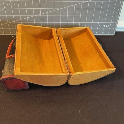 #94 2 Decorative Boxes - one is shaped like a purse 